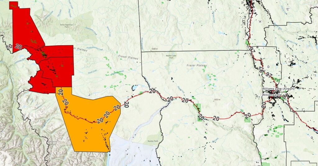 Evacuation Alerts Issued for Tatla North and South Area