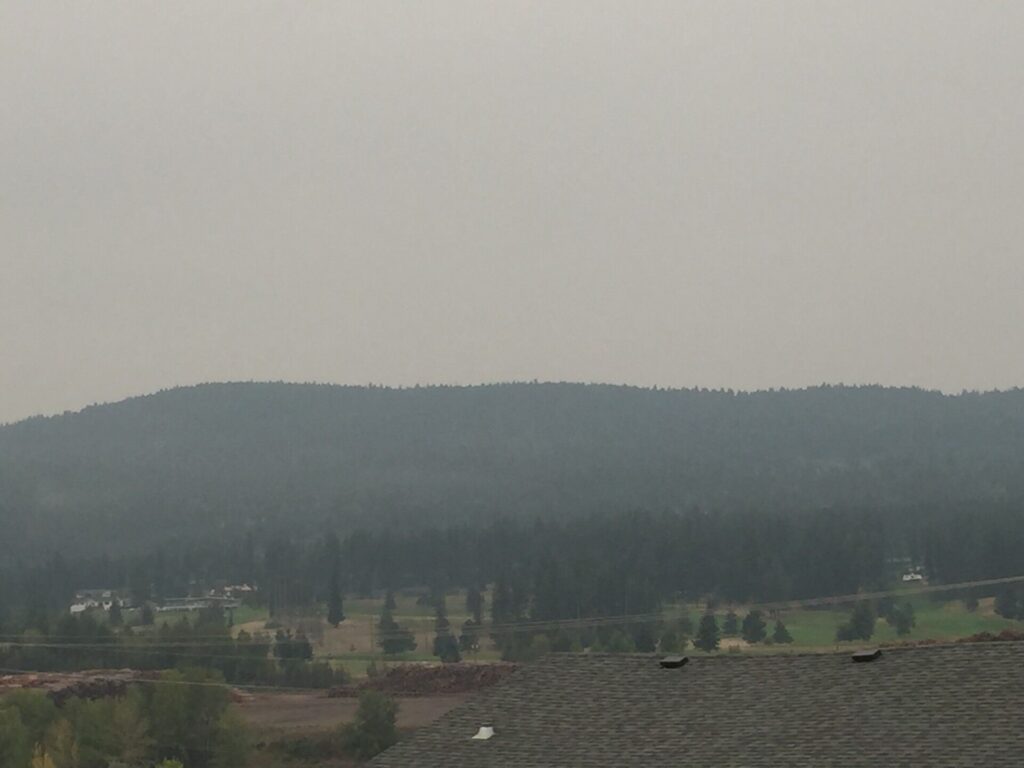 Smokey skies in the forecast for the Cariboo & numerous parts of BC