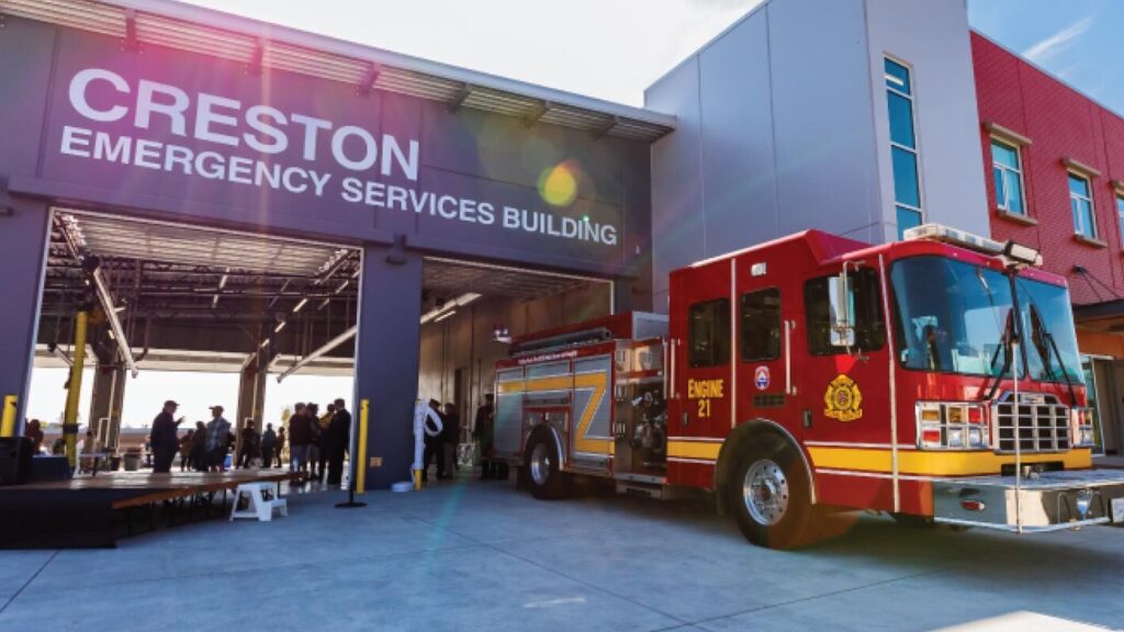 Creston fire crews responded to Lakeview Arrow Creek Road fire