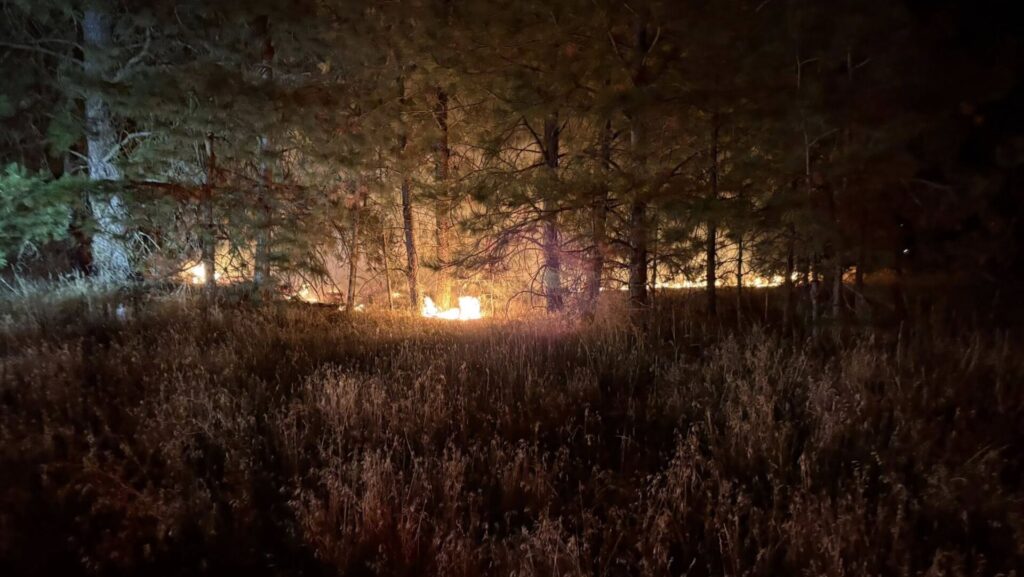 Grand Forks Fire Rescue extinguishes grass fire