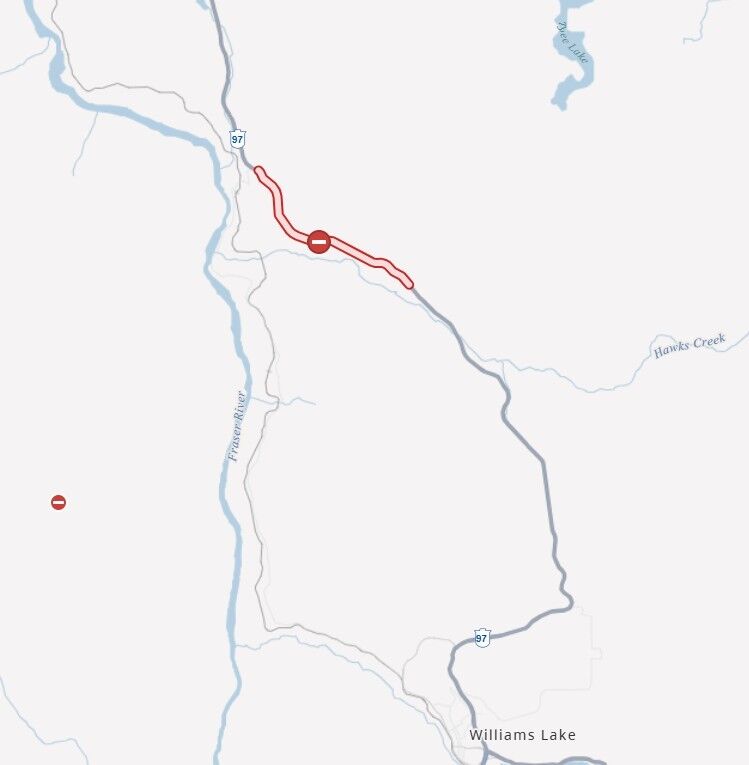 Vehicle incident closes Highway 97 North of Wildwood