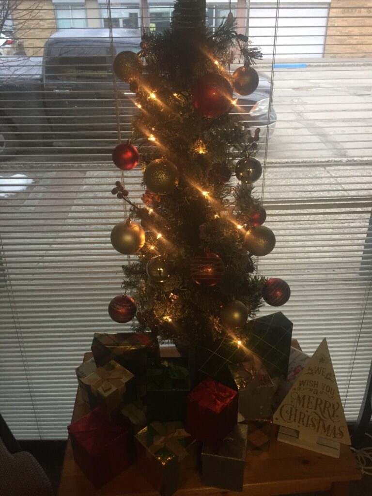 Williams Lake Evangelical Free Church members getting ready for Operation Christmas Child