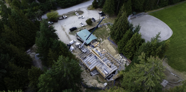 SCRD touts progress on Halfmoon Bay Community Hall construction