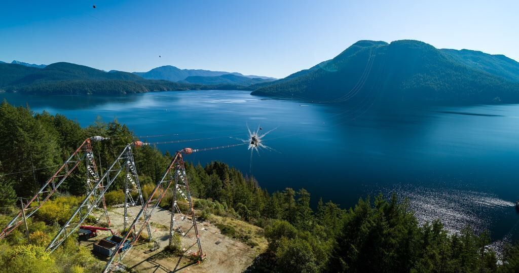 BC Hydro completes marine power line removal at Jervis Inlet