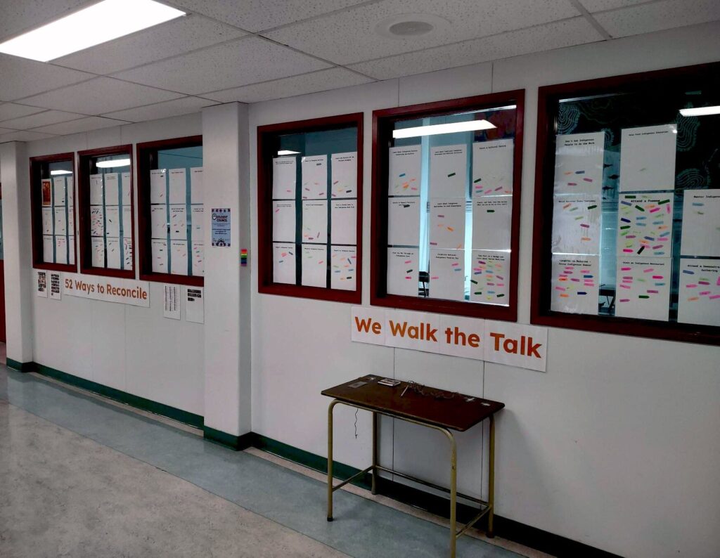 Reconciliation Wall at LVR to inspire action all year long