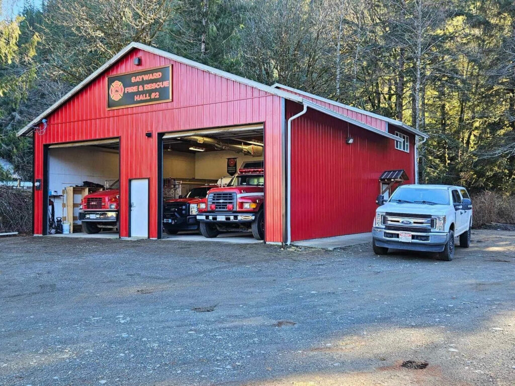 Sayward residents invited to grand reopening of Fire Hall #2