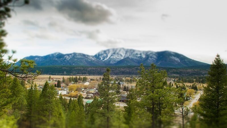 Road work underway in Canal Flats