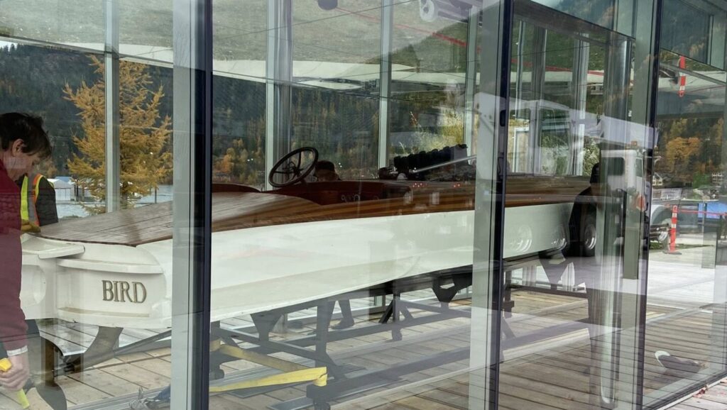 Ladybird speedboat returns to Hall Street Pier