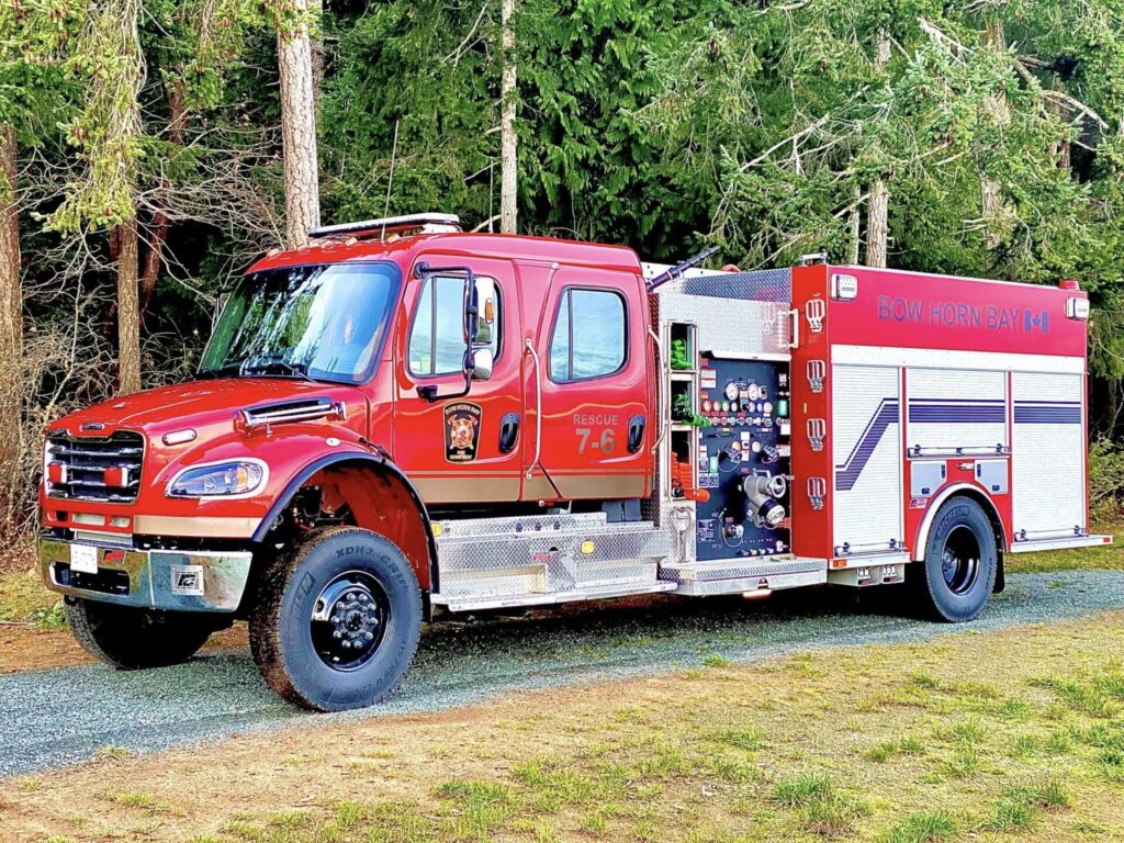 Custom fire truck is Bow Horn Bay’s first new apparatus in 15 years 