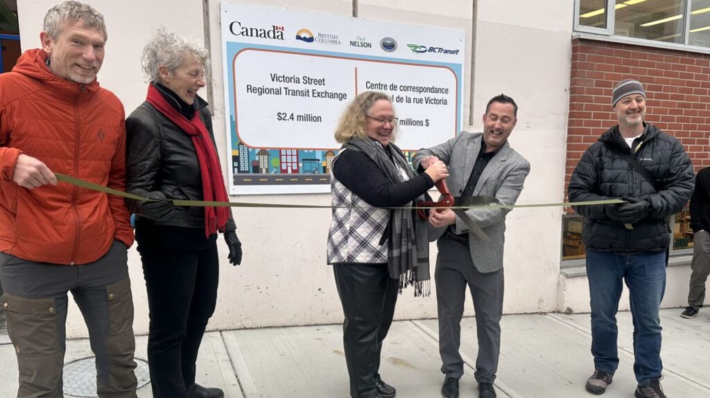 City of Nelson celebrates completion of $2.4M transit exchange