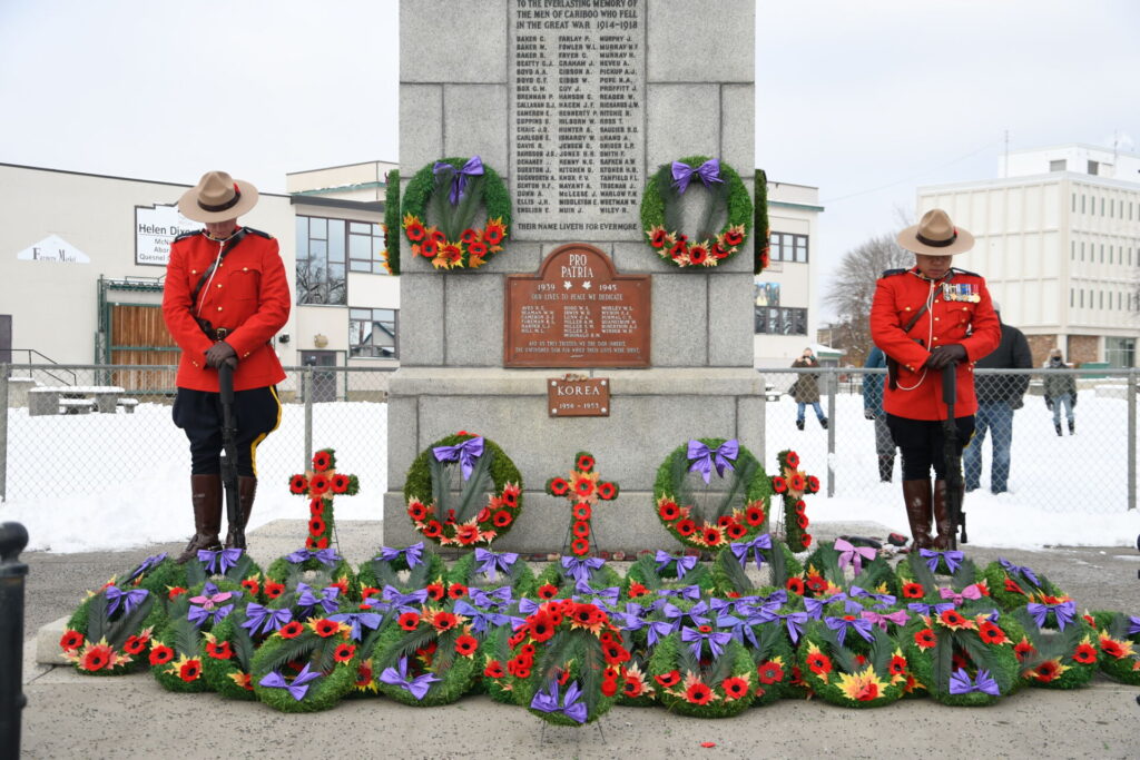 Remebrance Day ceremonies across the Cariboo