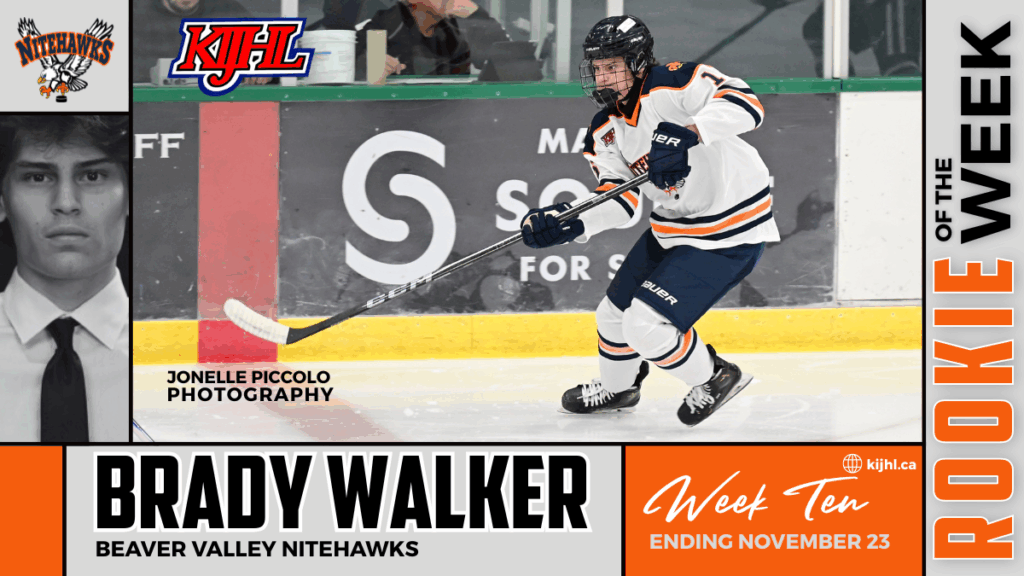 Nitehawks’ Walker named Rookie of the Week
