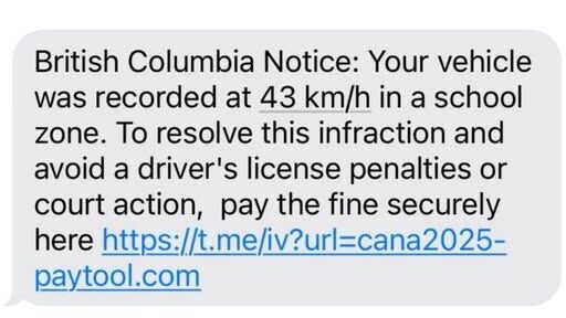 Elk Valley RCMP issue warning about fake ticket messaging scams