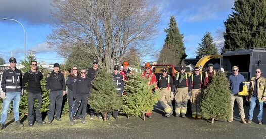 Annual Christmas tree chipping event taking place this weekend in Courtenay
