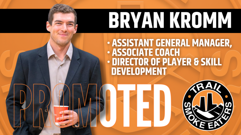 Bryan Kromm following in famous footsteps with Trail Smoke Eaters