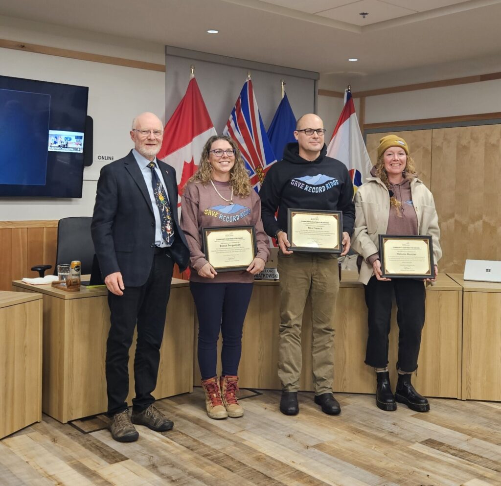 Rossland recognizes Save Record Ridge Action Committee