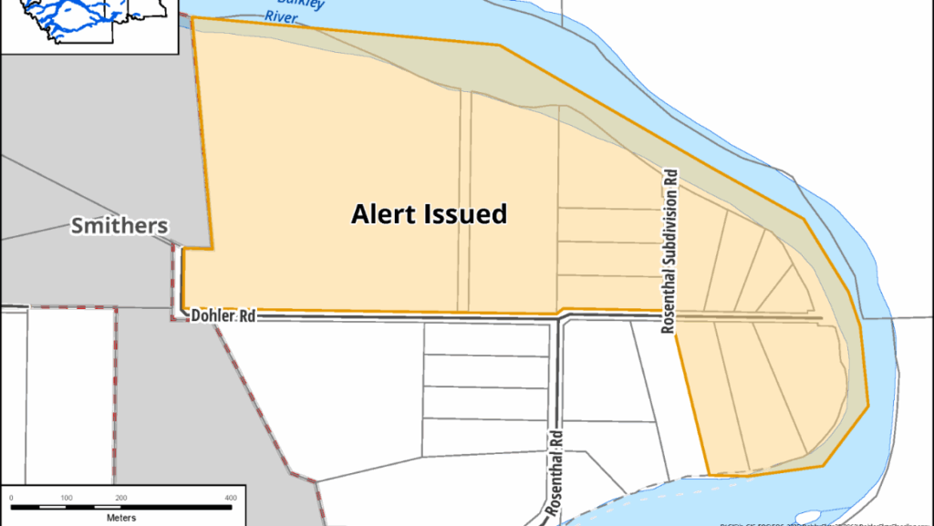 Flooding risk triggers evacuation alert near Smithers