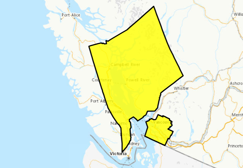 Fog advisory active for Vancouver Island, Sunshine Coast into Thursday morning