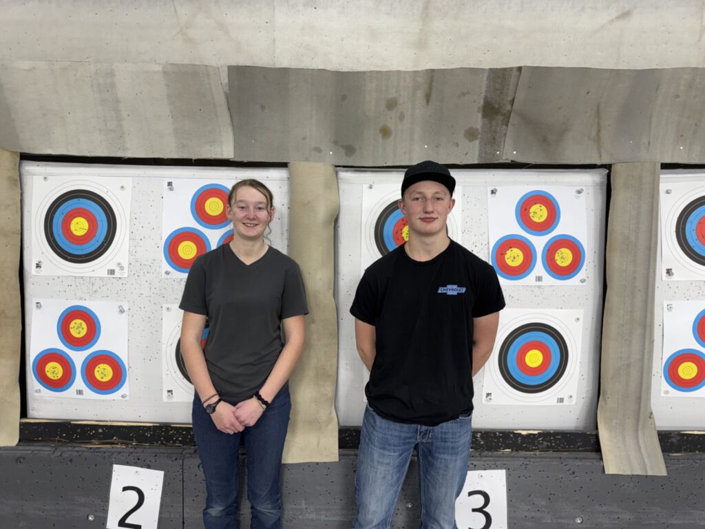 Two aspiring Cariboo archers to represent the zone at the 2026 BC Winter Games
