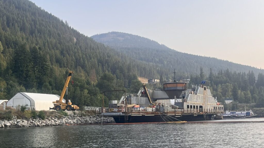 Lawsuit filed over unpaid work on Kootenay Lake ferry construction
