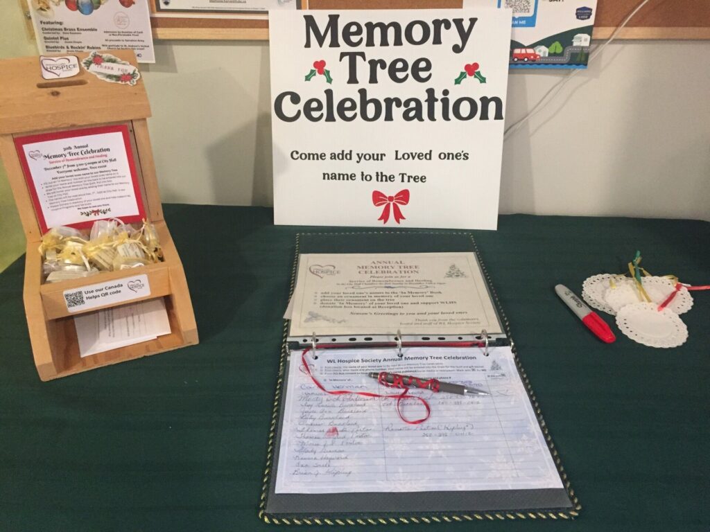 Williams Lake Hospice Memory Tree Celebration December 7th