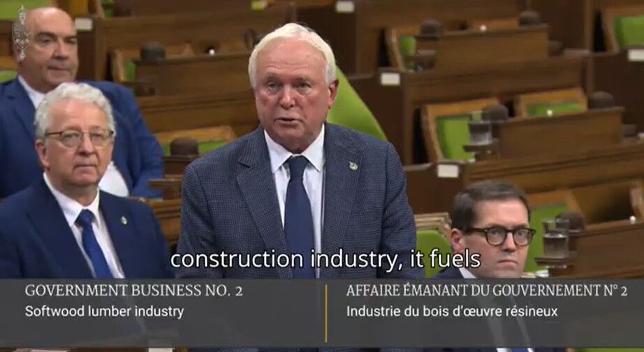 Local MP advocates for softwood lumber industry