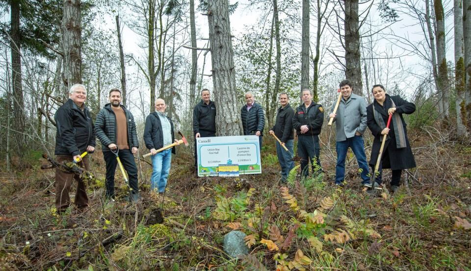 Groundbreaking ceremony held for new Union Bay Fire Hall