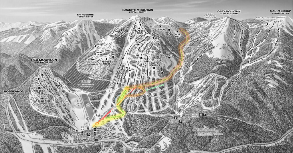 Red Mountain opening today at noon