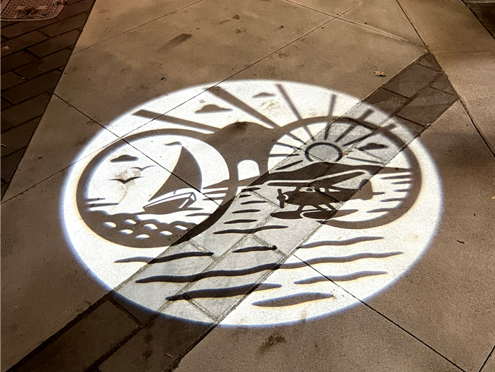 New art on Commercial street projects ‘sensory storybook’ after dark 