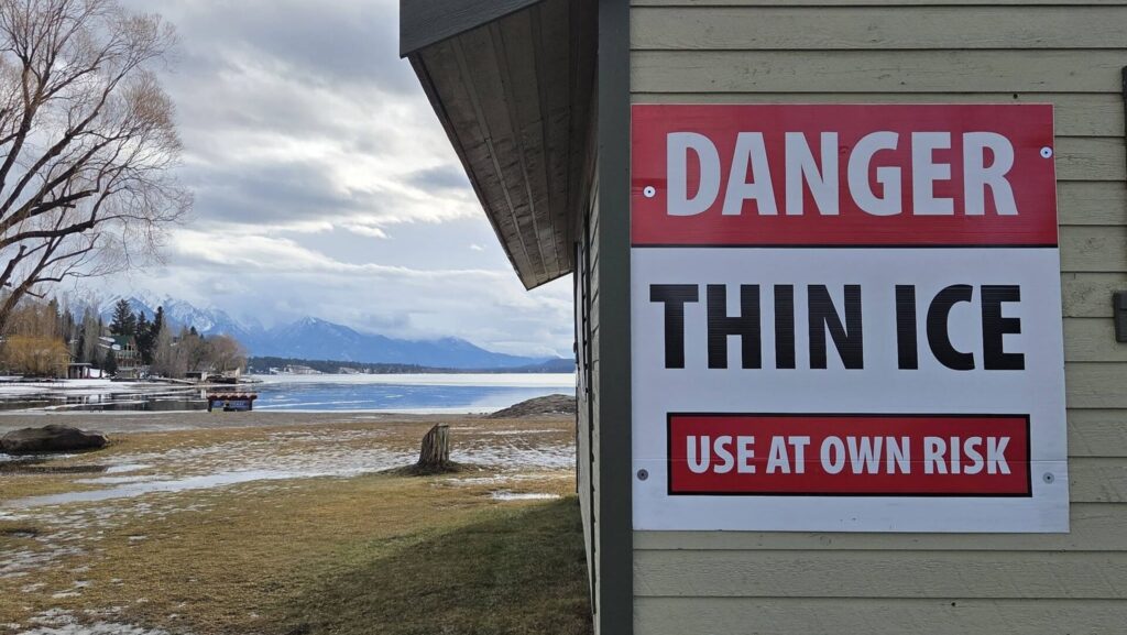 Warm weather prompts extreme caution alert for local ice