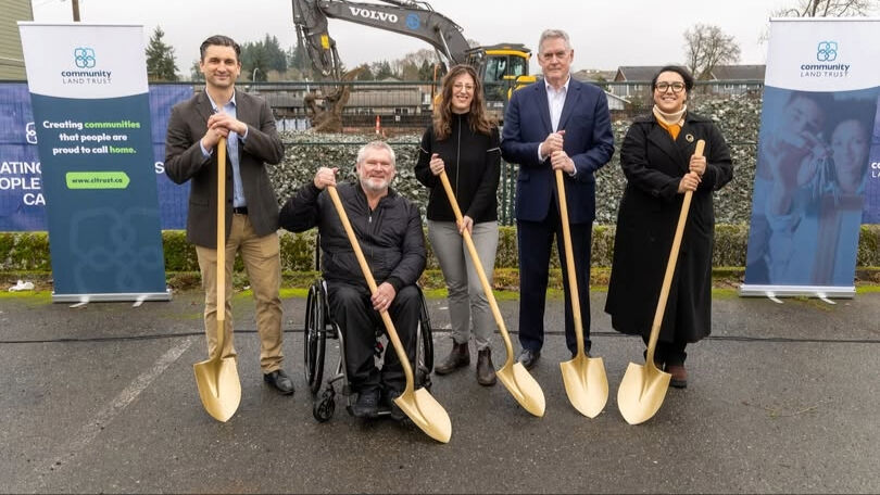 Groundbreaking begins on new affordable housing north of the Malahat 