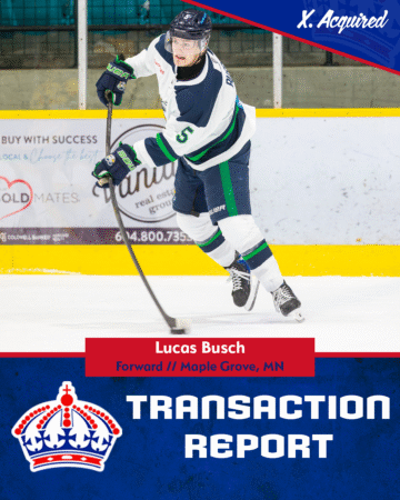 Spruce Kings acquire Lucas Busch from Surrey