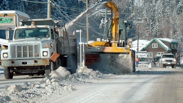 Snow removal closes roads in Kimberley