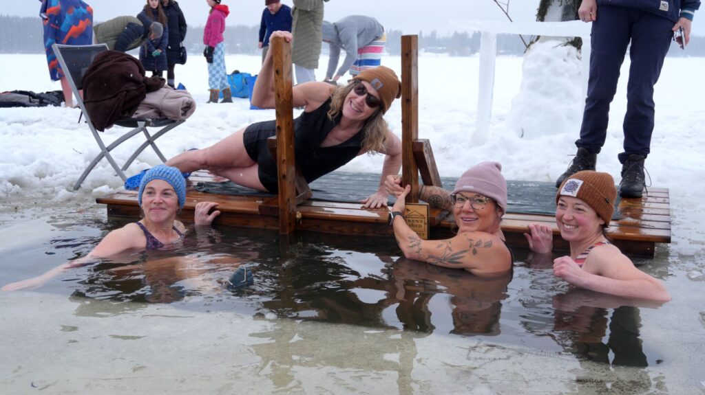 Smithers residents take an icy plunge into the new year