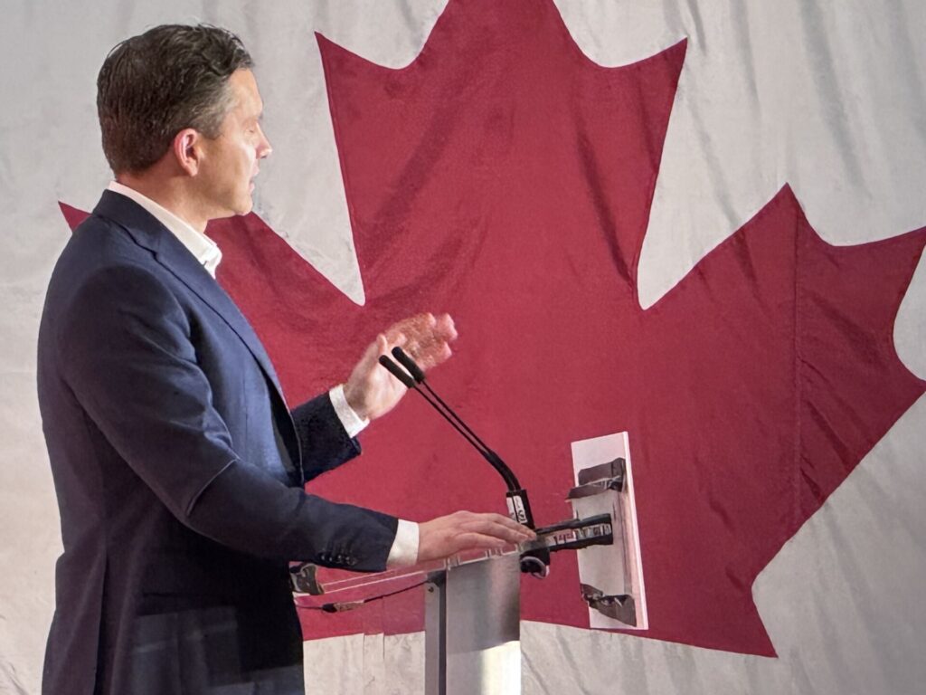 Poilievre talks crime and affordability at Duncan event 