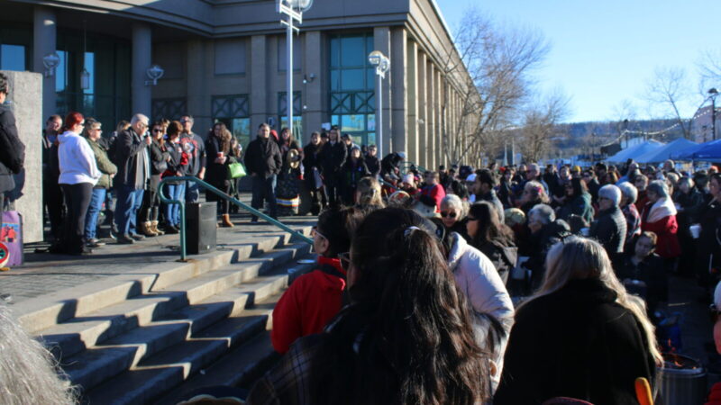 “He will never be forgotten” healing fire held in memory of Wesley Mitchell