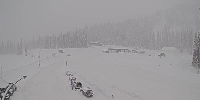 Heavy snowfall expected near Kootenay Pass