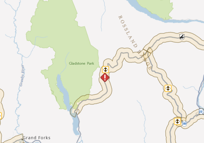 Crash closes Highway 3 between Castlegar and Grand Forks