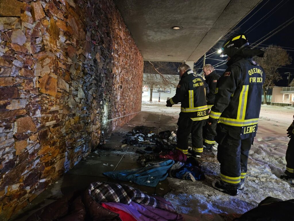 Fire damages the government building in downtown Quesnel