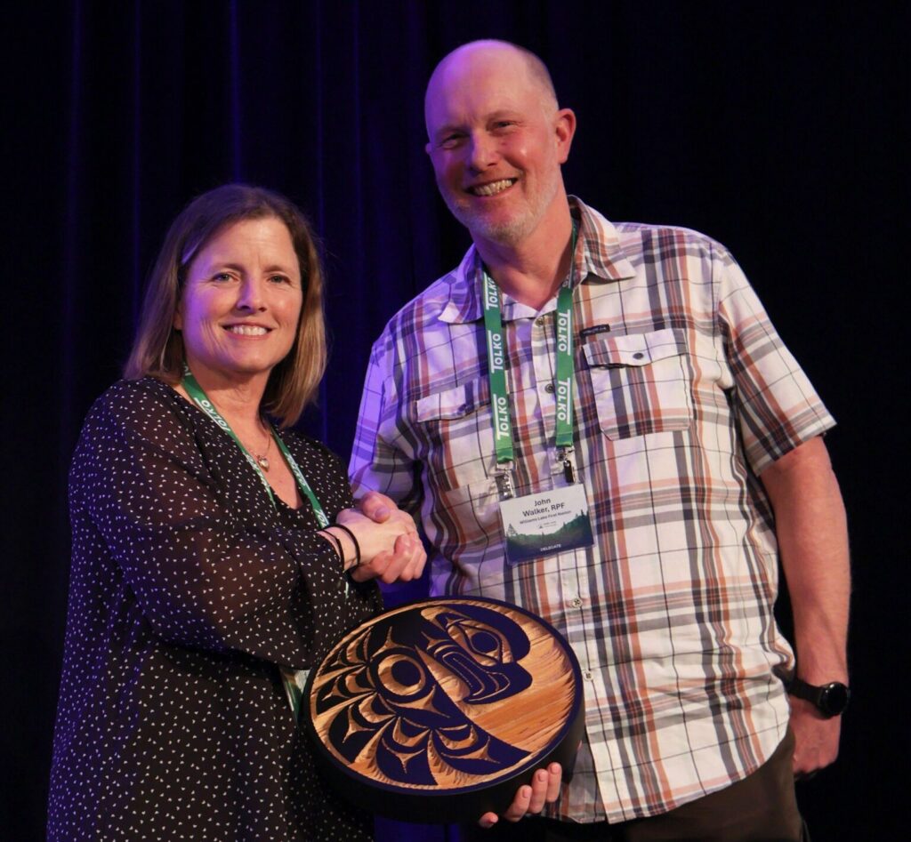 Peers honor John Walker as a Distinguished Forest Professional