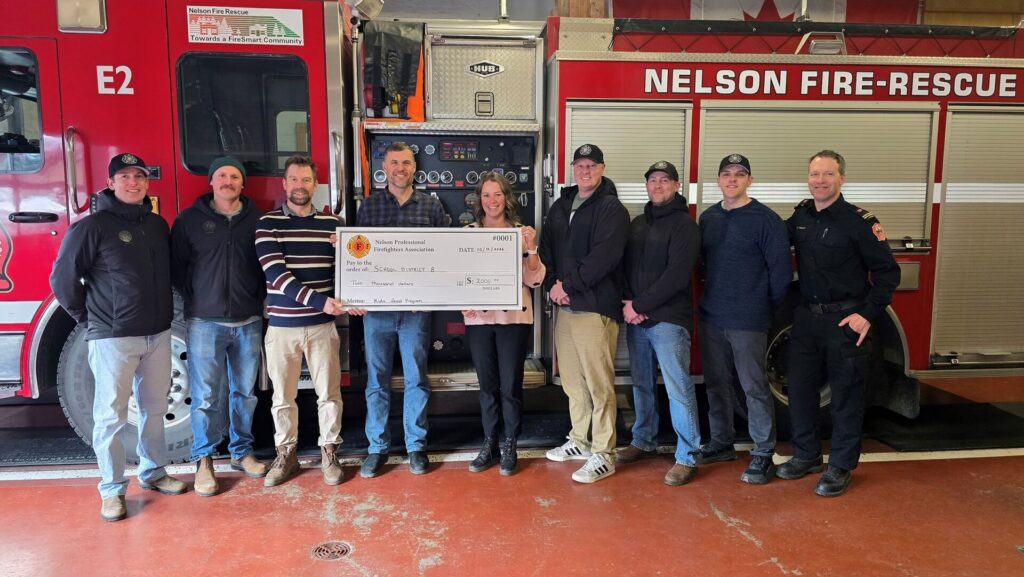 Nelson Firefighter fundraising feeds SD8 students