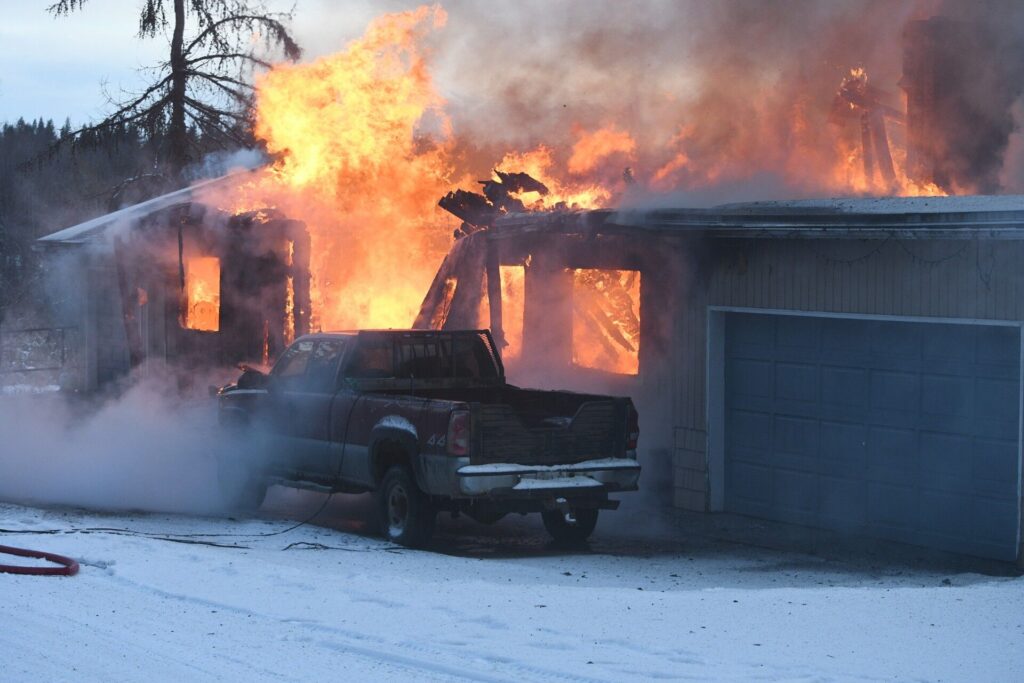 Bouchie Lake firefighters respond to house fire in the Quesnel area