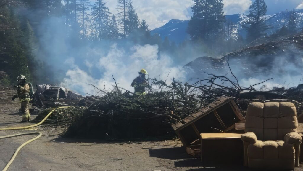 Tie Lake Transfer Station open again following fire