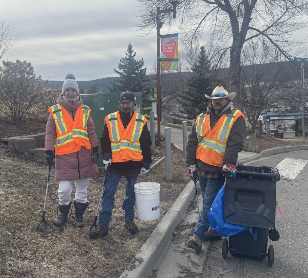 Clean Team back in action and on the streets of Williams Lake
