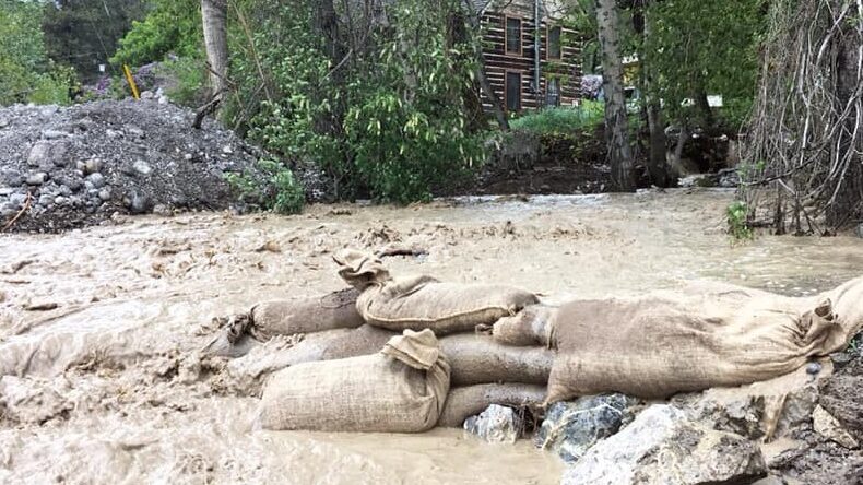 Sand bag stations set up, as more rain expected