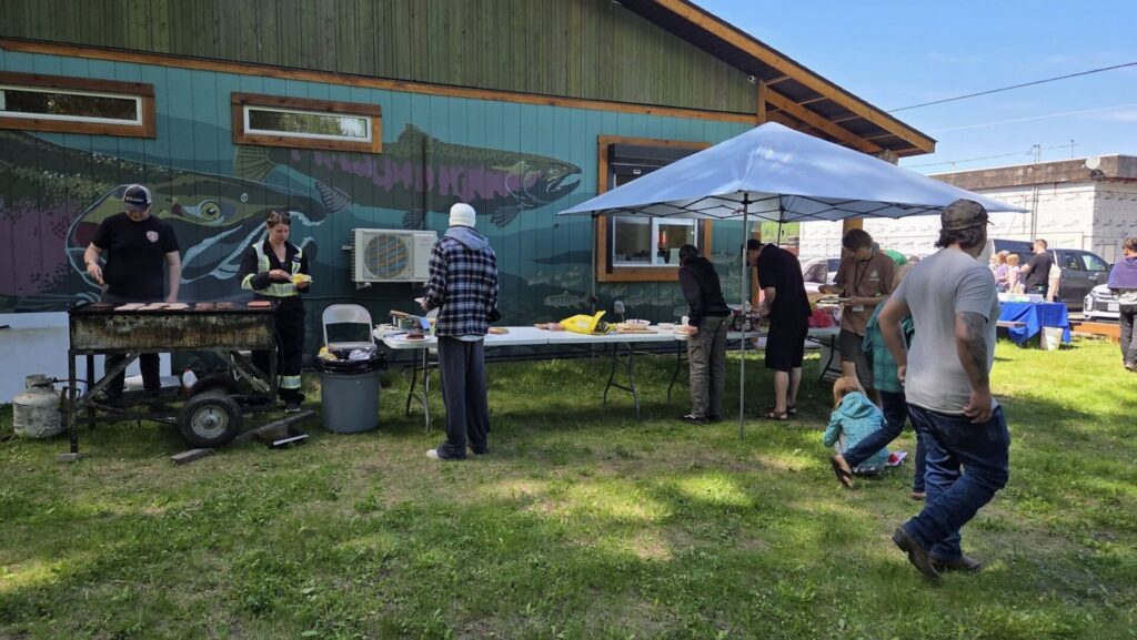 About 60 salmon smolt being released in Houston