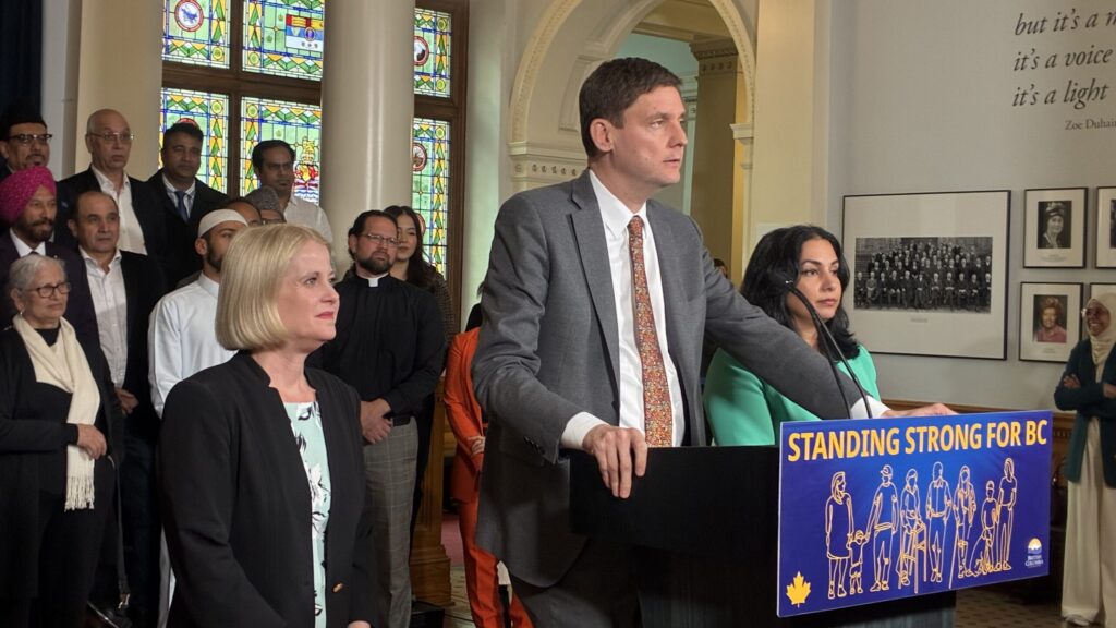 B.C. tables legislation to expand protest restrictions near schools and places of worship