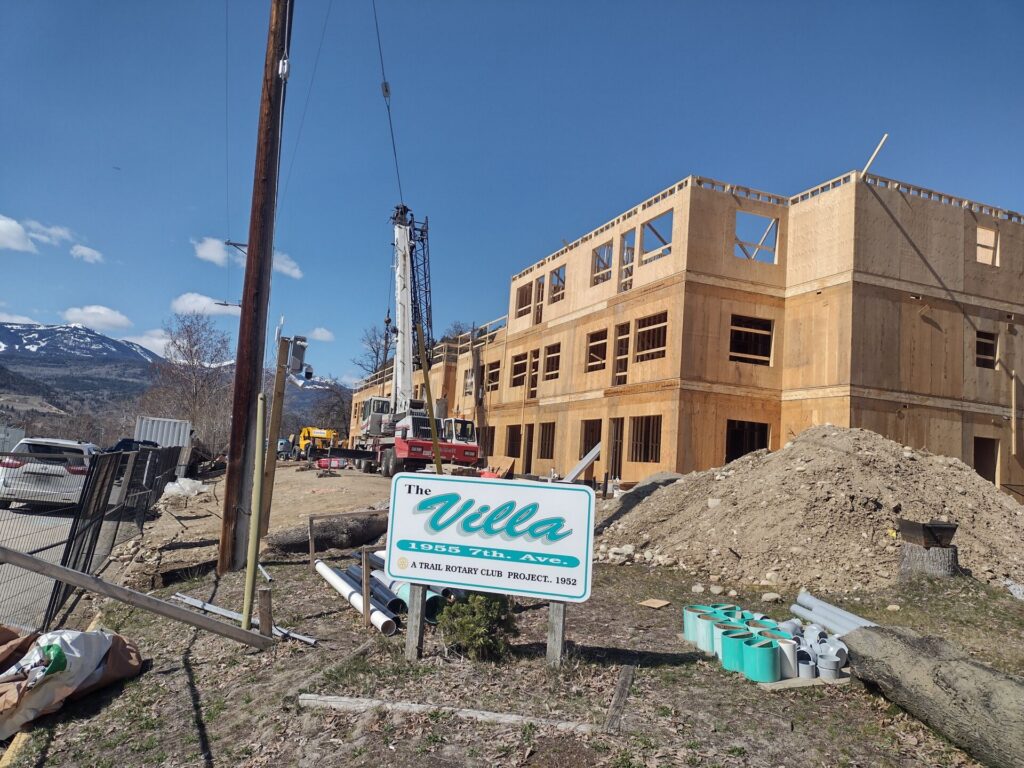 New seniors villa taking shape in Trail