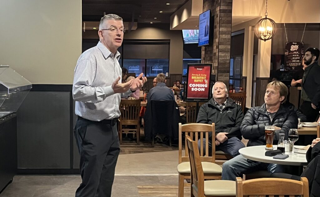 B.C. Conservative leadership candidate Iain Black visits Campbell River