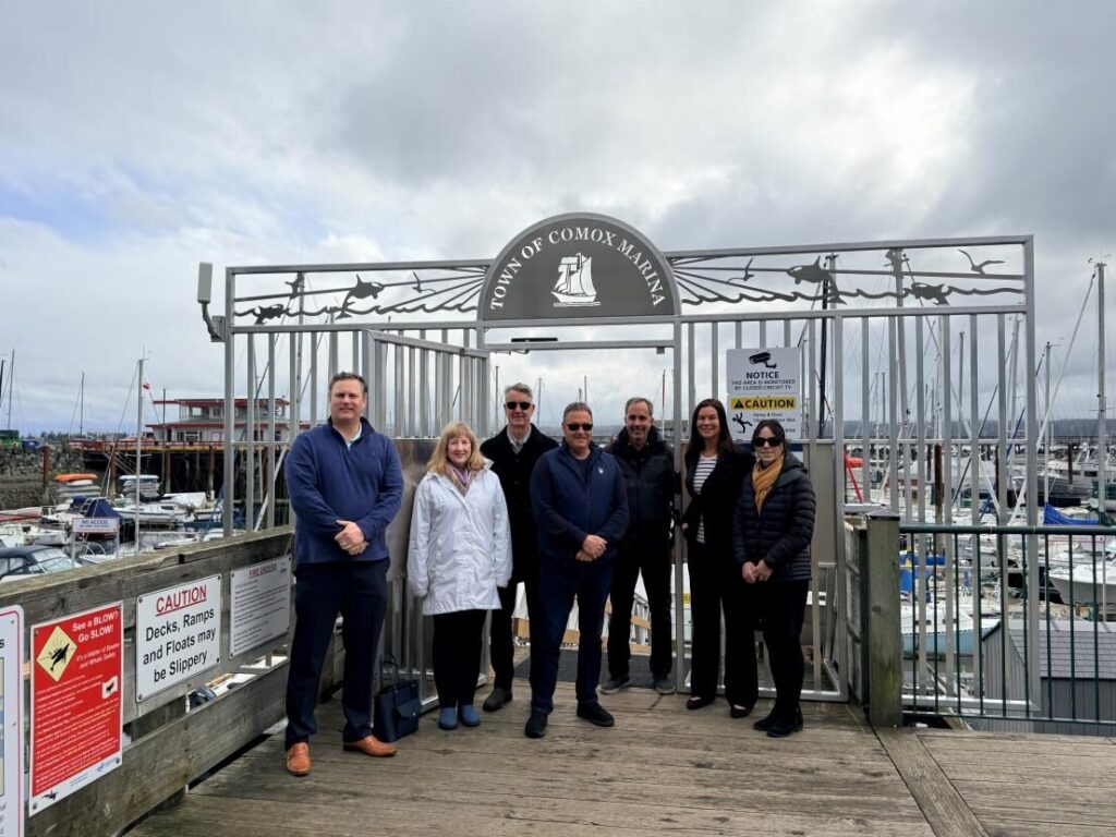 Comox Marina main dock now open to the public
